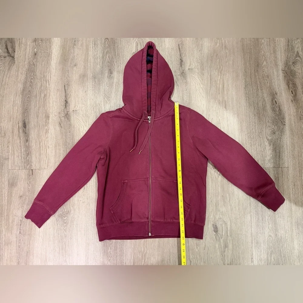 L.L. Bean Maroon Zip-Up Hoodie